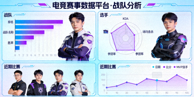 电竞赛事数据平台 战队分析